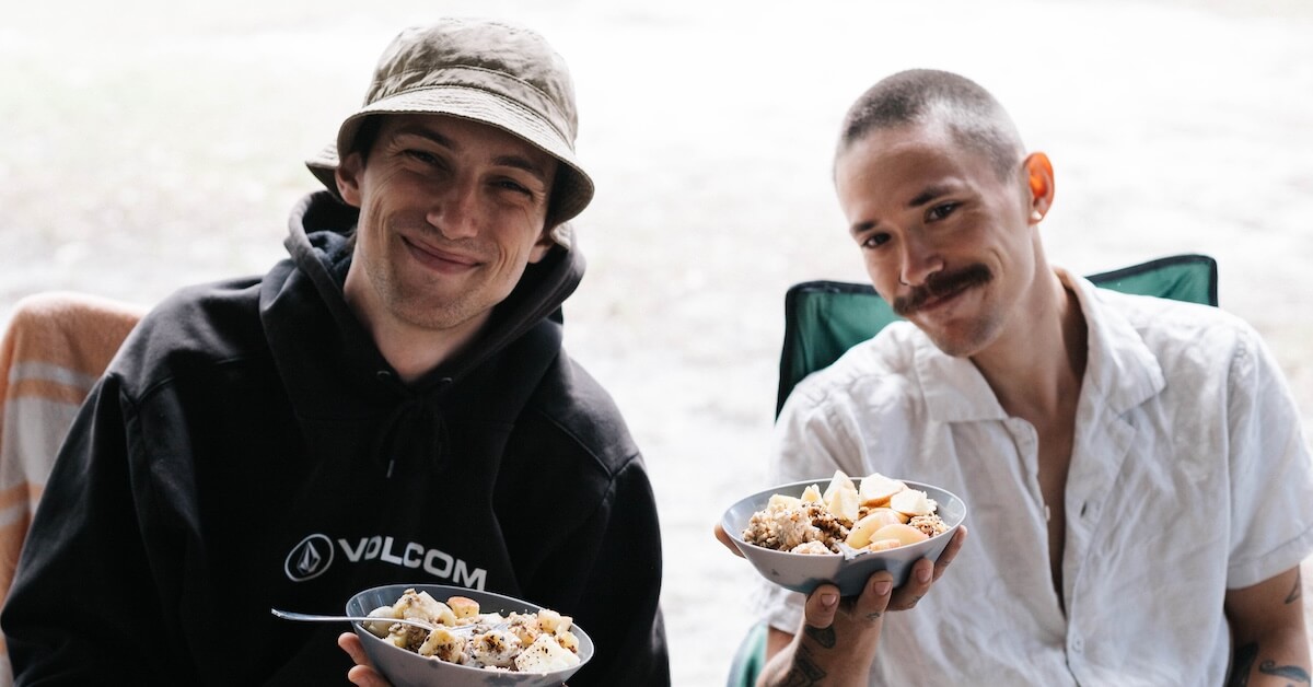 DTS students having fun while camping
